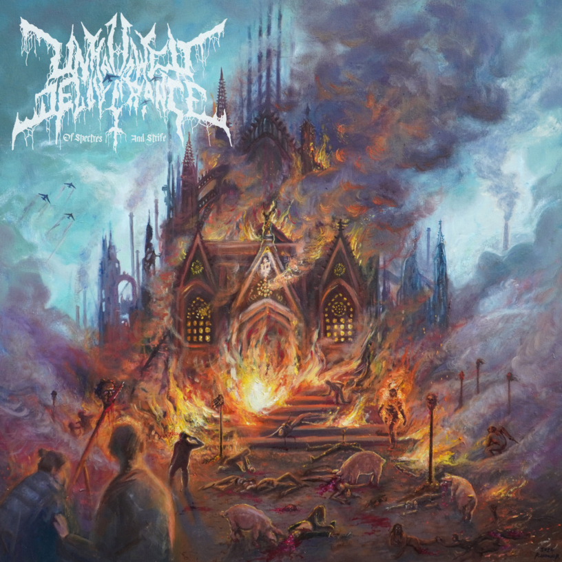 Unhallowed Deliverance - Of Spectres and Strife Cover